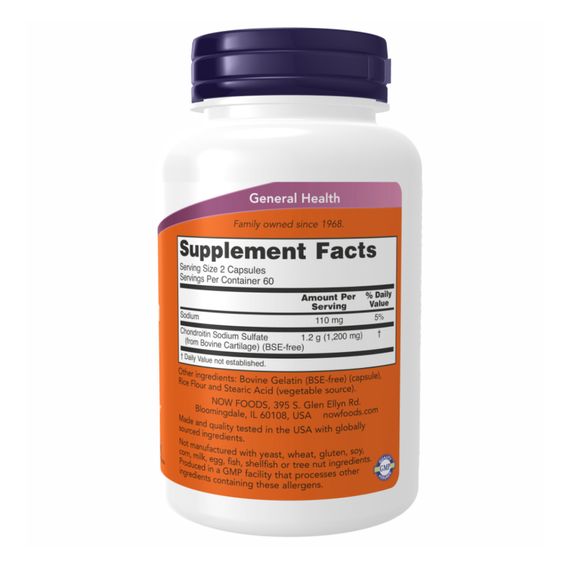 Chondroitin Sulfate 600mg - 120 caps | Зображення 1