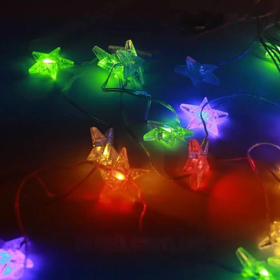 Гірлянда-штора 120LED Зіркопад XMAS Multi, Мультиколор / Світлодіодна гірлянда на вікно 3*1,8 м (234568504_419) | Зображення 7