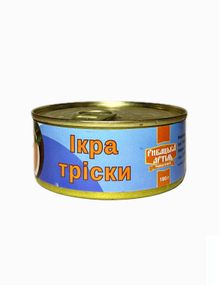 Ікра тріски Рибацька Артіль 180 г
