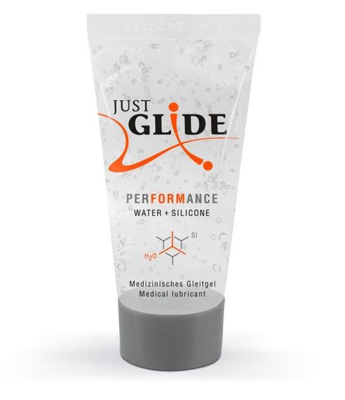 Лубрикант водно-силіконовий Just Glide Performance 50 мл (веганська) sexstyle