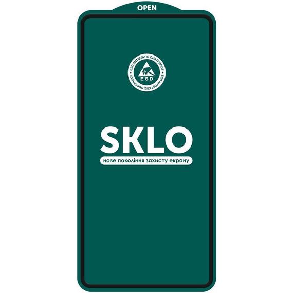 Захисне скло SKLO 5D (тех.пак) для Xiaomi Redmi 15C (GL) / A7 Pro / Poco C85 (GL) / C81 / C81 Pro Чорний
