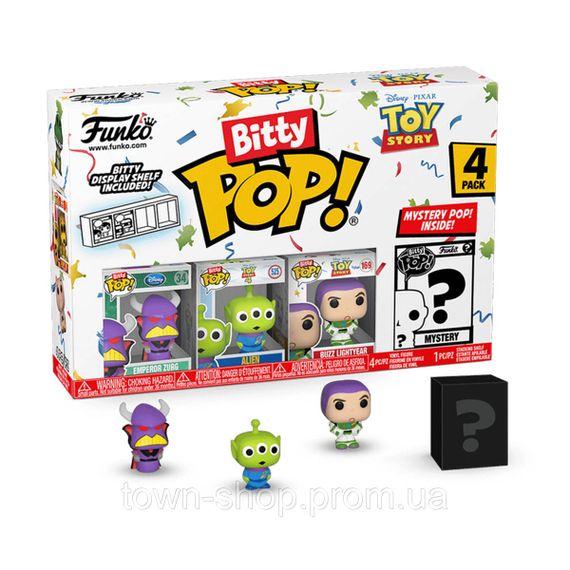 Набор игровых фигурок Bitty POP! серии История игрушек - Зург (4 фигурки в асс.)