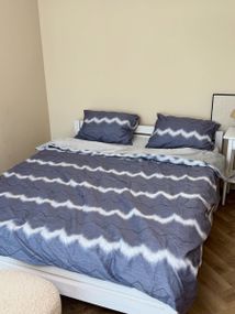 Постільна білизна полуторна Dushka Home Сатин Плюш 21339 160х215 см