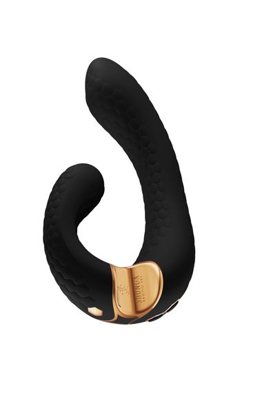 Вібратор-кролик Shunga Miyo Black | Зображення 1