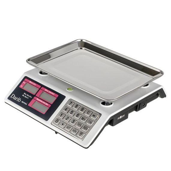 Ваги торгові Dario DES-4V-40S з калькулятором та акумулятором | Зображення 1