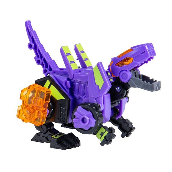 Динозавр-трансформер Раптор-Бот Dinoster EU580840-2 бокс для зберігання, фіолетовий | Зображення 1