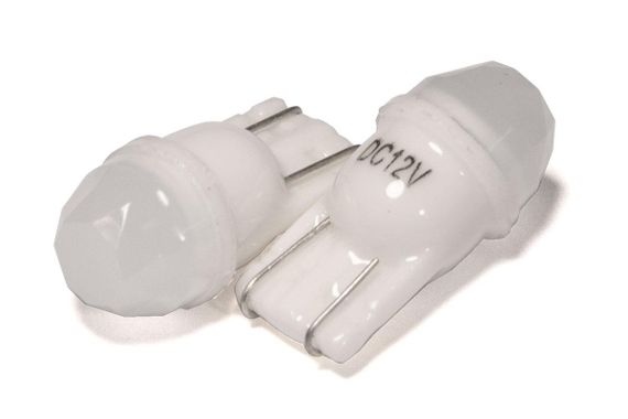Світлодіодна лампа StarLight T10 1 діод COB 12 V 0.4 W WHITE/матова лінза/CERAMIC | Зображення 3