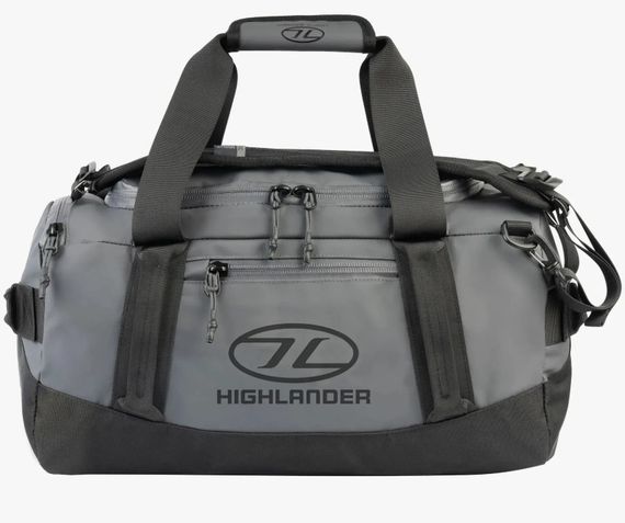 Сумка дорожня водозахисна Highlander Hauler Duffel 30L Dark Grey (DB131-DGY)