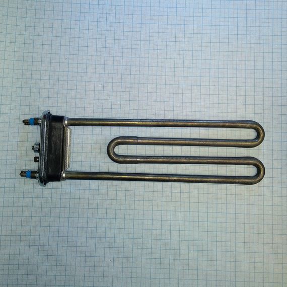 Тен 1950w L-235 для пральної машини Whirlpool з отвором під термодатчик з бортом.Thermowatt(Італія) | Зображення 2