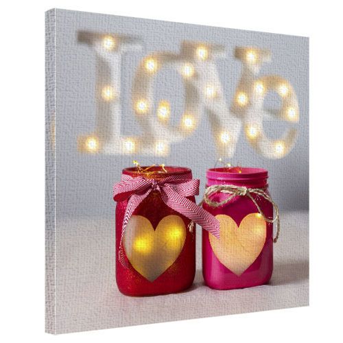 Картина на холсте Love 50х50 см (H5050_YM009)
