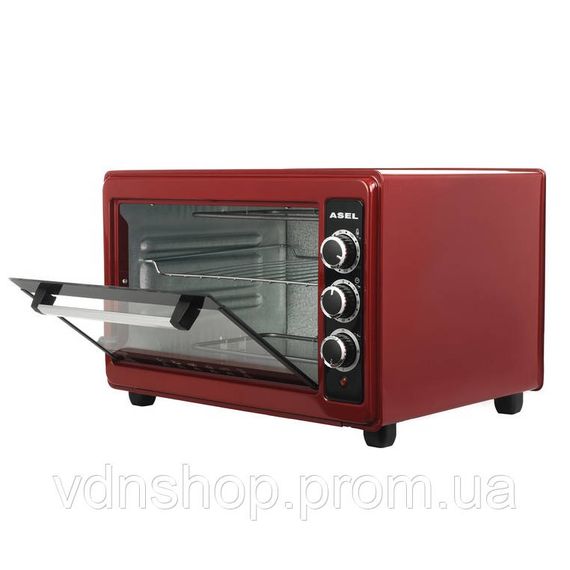 Електричні печі для кафе ASEL AF-33-23 1300 Вт 33 Л, Електропіч з духовкою настільна ZJ-78 | Зображення 1