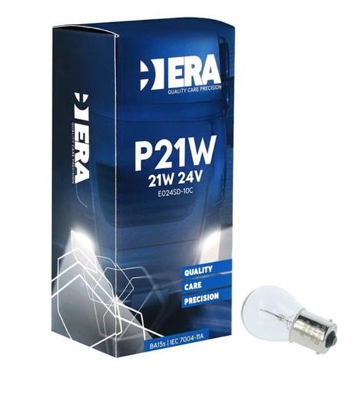 Лампа розжарювання P21W 21W 24V ERA E024SD-10C