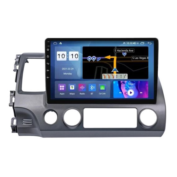 Штатна магнітола серії Mekede M400S під Honda Civic 8 FK FN FD 2005-2012 (F1) (W1) 10 дюймів
