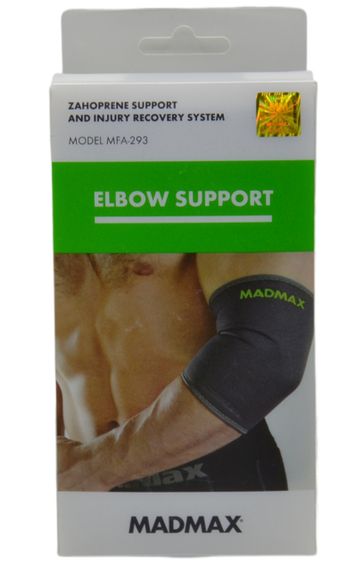 Налокітник MadMax MFA-293 Zahoprene Elbow Support Dark Grey/Green (1шт.) S | Зображення 9
