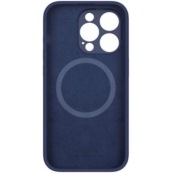 Чохол Silicone Nillkin LensWing Magnetic для Apple iPhone 15 Pro (6.1") Синій / Blue | Зображення 3
