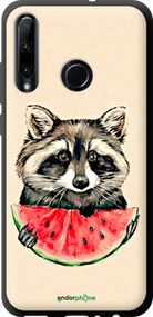 Чохол на Huawei Honor 10i Єнотик з кавуном "4605b-1673-2448"