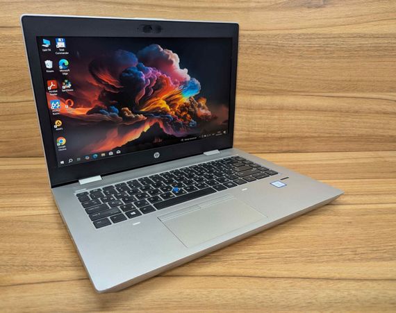 Ультрабук HP ProBook 640 G4 / 14" (1920x1080) IPS / Intel Core i5-8250U (4 (8) ядра по 1.6 - 3.4 GHz) / 8 GB DDR4 / 256 GB SSD / Intel UHD Graphics 620 / Fingerprint / WebCam / Windows 10 б/у + Подарок Беспроводная мышь / USB | Зображення 3