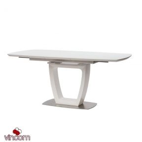 Стол раскладной CONCEPTO RAVENNA MATT WHITE СТЕКЛО 120-160 см белый СТОЛ РАСКЛАДНОЙ CONCEPTO RAVENNA MATT WHITE СТЕКЛО 120-160 СМ БЕЛЫЙ