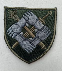 Шеврон Командування Сил підтримки ЗСУ (зелений)