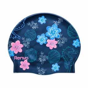 Взрослая шапочка для плавания Renvo Kerio Shells Синий Уни OSFM (2SC150-0406)