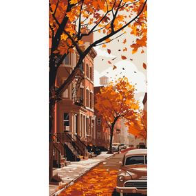 Картина по номерам "Осень в городе" 11062-AC 40х80 см