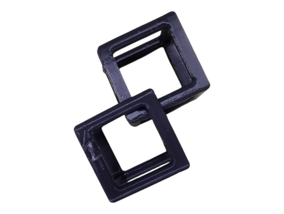 Новорічна підвіска кубики чорний Мега Подарунок (214033) | Зображення 2