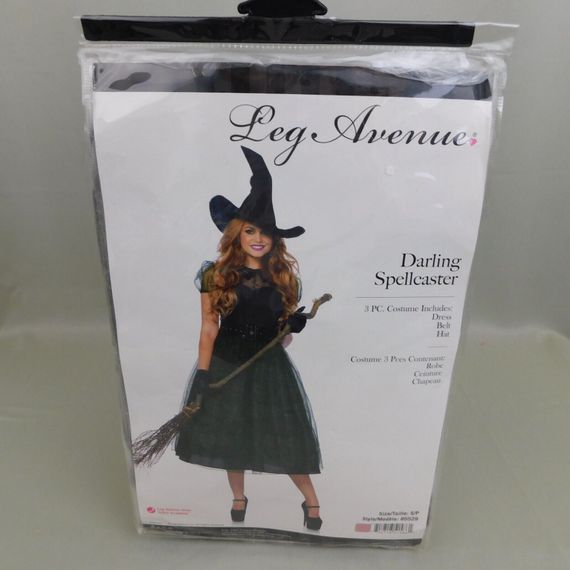 Жіночий костюм смарагдової відьми Leg Avenue Darling Spellcaster S | Зображення 3