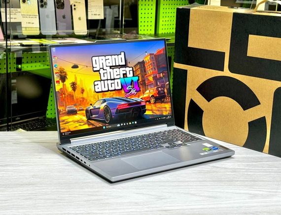 Ігровий ноутбук Lenovo Legion Slim 5 16IRH8 / 16" (2560x1600) IPS / Intel Core i5-13500H (12 (16) ядер по 3.5 - 4.7 GHz) / 16 GB DDR5 / 1000 GB SSD M.2 / nVidia GeForce RTX 4060, 8 GB GDDR6, 128-bit / WebCam / Win 11 Home б/в | Зображення 2