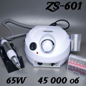 Фрезер для маникюра Nail Drill ZS-601 65W 45тис. об/мин (белый)