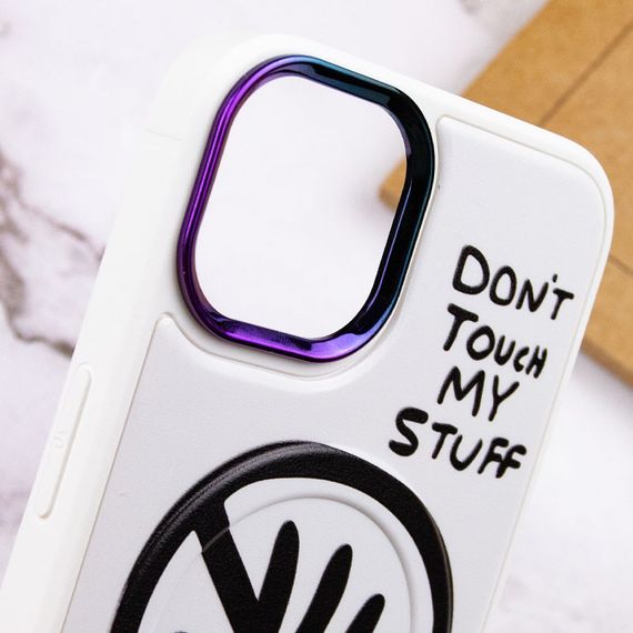TPU+PC чохол Funny pictures with MagSafe для Apple iPhone 12 Pro / 12 (6.1") TPU+PC, Don't touch | Зображення 4