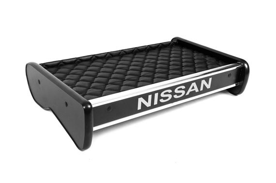Полка на панель (2001-2010, Черная с черной строчкой) для Nissan Primastar | Зображення 2