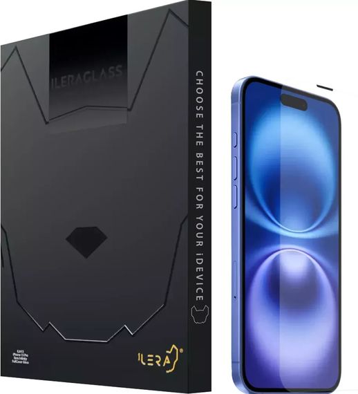 Захисне скло для смартфона iLera Infinity Full Cover Glass для Apple iPhone 16 (iLin16) | Зображення 1