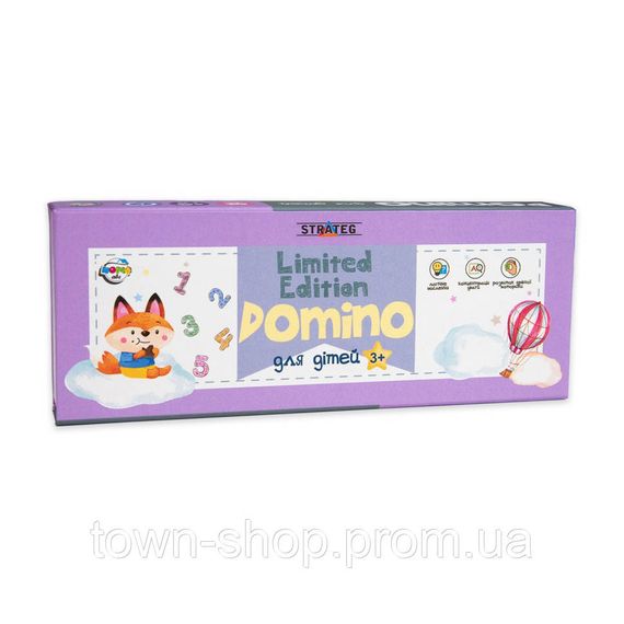 Детская настольная игра "Домино Limited edition" 30327ST 28 карточек | Зображення 1