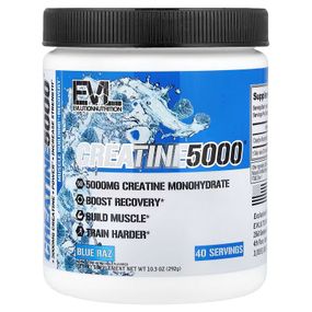 Креатин моногідрат EVLution Nutrition Creatine 5000 292 г, Blue Raz