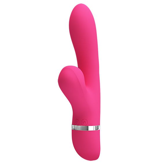 Вібратор-кролик для точки G PRETTY LOVE Willow з вакуумним стимулятором, 20.4 х 3.5 см Sex Aura | Зображення 1