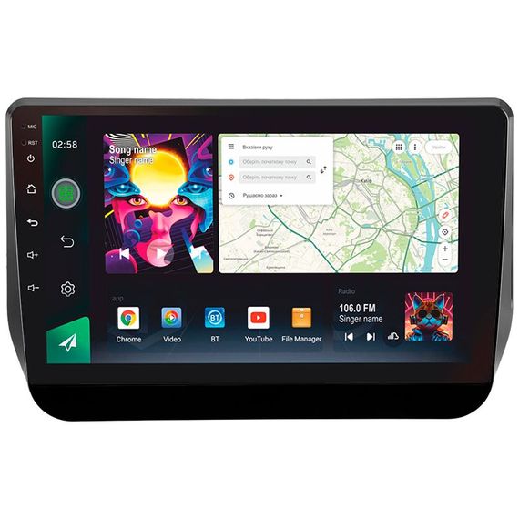 Штатна магнітола Sigma PRO 9464 4+64 Gb Hyundai H1 2 Grand Starex TQ 2017-2022 9"