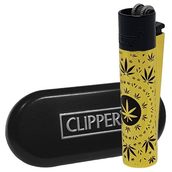 Газова Запальничка Металева Кліппер "Clipper Leaves Gold"