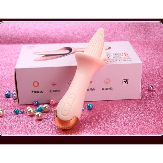 Вібратор лізун Flower Tongue USB | Зображення 1