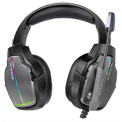 Навушники REAL-EL GDX-7680 Black (GDX-7680 Black) | Зображення 1