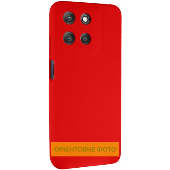Чохол Silicone Cover Lakshmi Full Camera (AAA) для Motorola Moto G15 4G Червоний / Red