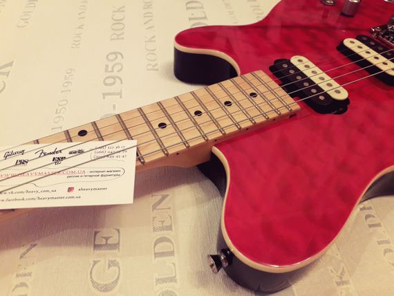 Електрогітара Ernie Ball Music Man AX40 Trans Pink China | Зображення 5
