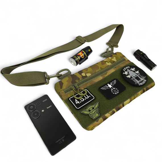 Сумки мужские тактические, Тактический мессенджер, Мужская тактическая армейская нагрудная сумка GQ-27 | Зображення 5