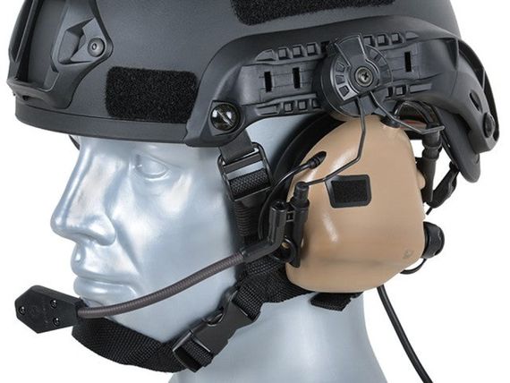 Тактичні активні навушники EARMOR M32H MOD3 з бічним кріпленням Coyote Brown | Зображення 5