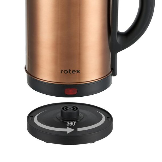 Электрочайник Rotex RKT13-SG 2 л бронзовый | Зображення 3