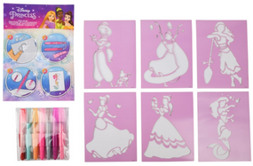 Набір Disney Princess Спрей-ручки з трафаретами (DP22364)