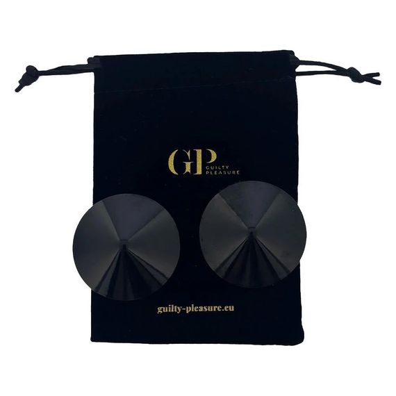 Металлические пэстисы Guilty Pleasure Tempting Touch, черные Sex Aura | Зображення 6