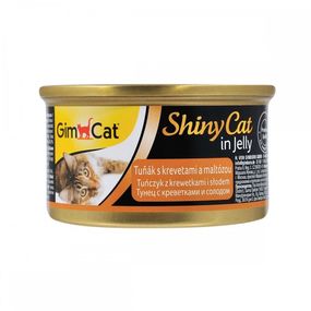Вологий корм для котів з креветками та солодом GimCat Shiny Cat, 70 гр