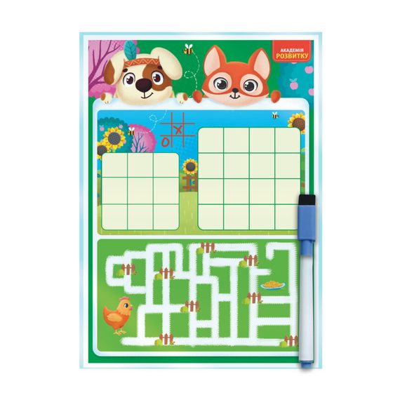 Доска-тренажер "Развлекательная" Vladi Toys VT5010-30 (укр) | Зображення 1