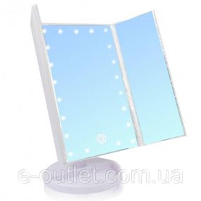 Зеркало для макияжа тройное с LED подсветкой EL-624
