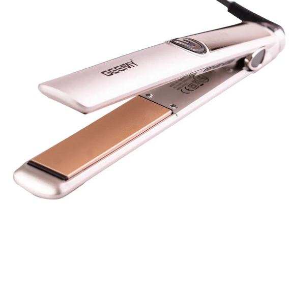 Утюжок для волосся Gemei GM-416 з турмаліновим покриттям білий | Зображення 4